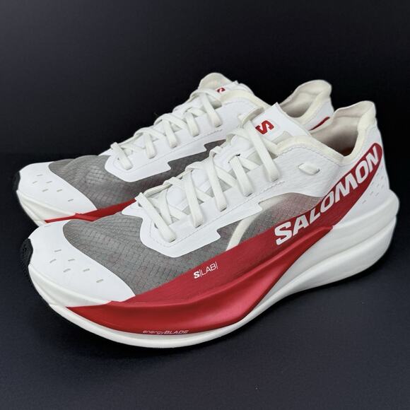 Salomon S/LAB Phantasm 2 Unisex 9.5/10.5 White Red Running Shoes 472766